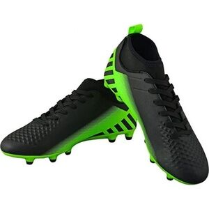 Boys Green & Black Cleats